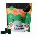 Orsetti Gommosi con Spirulina Bio, Vitamina C e Ferro 100g - Spiripau [fronte]