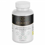 Spirulina Bio in Compresse - Barattolo da 50 g contenente 100 compresse da 500 mg [fronte] - Spiripau